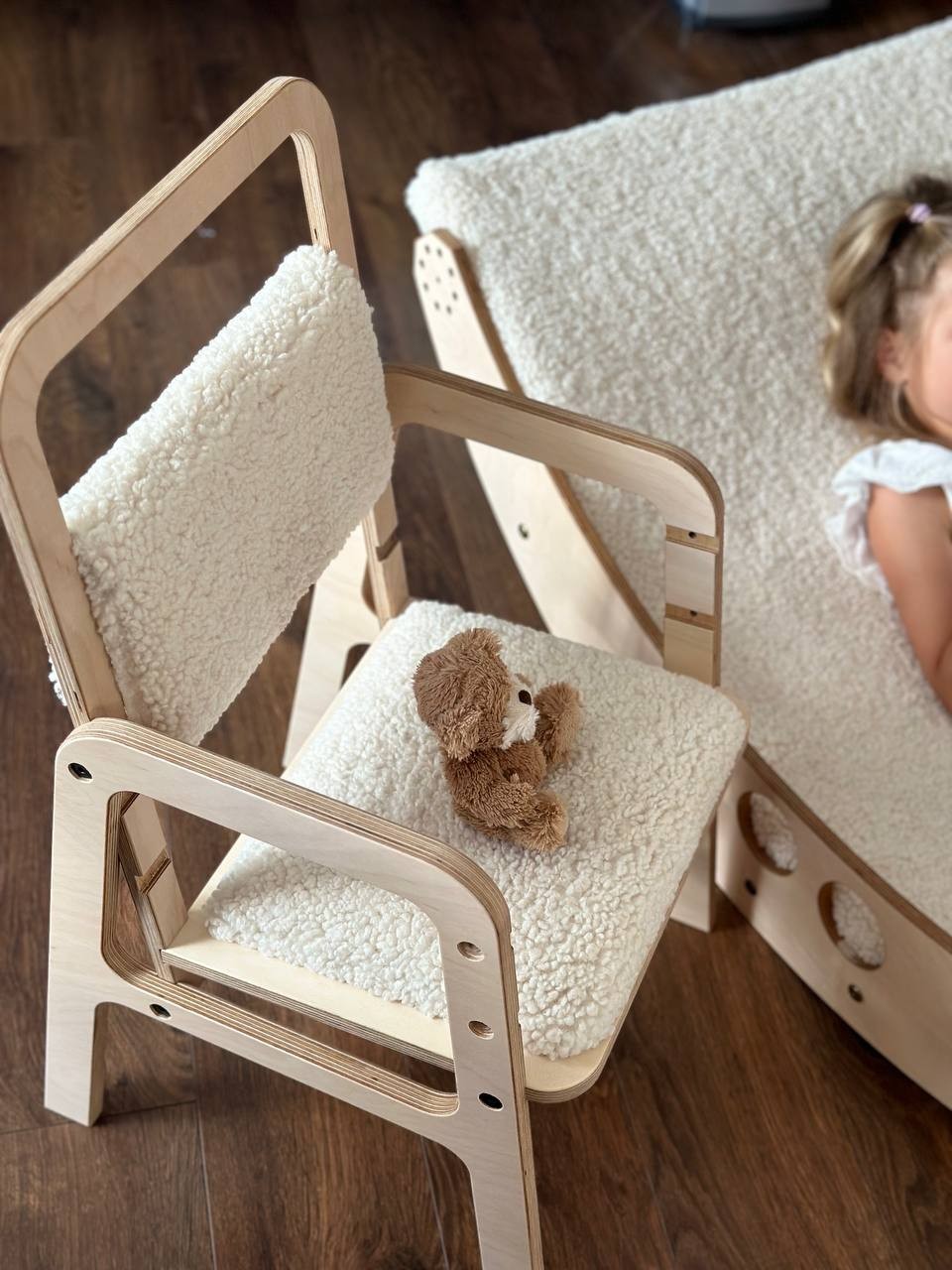 Chaise enfant ajustable Luula - Vanilla