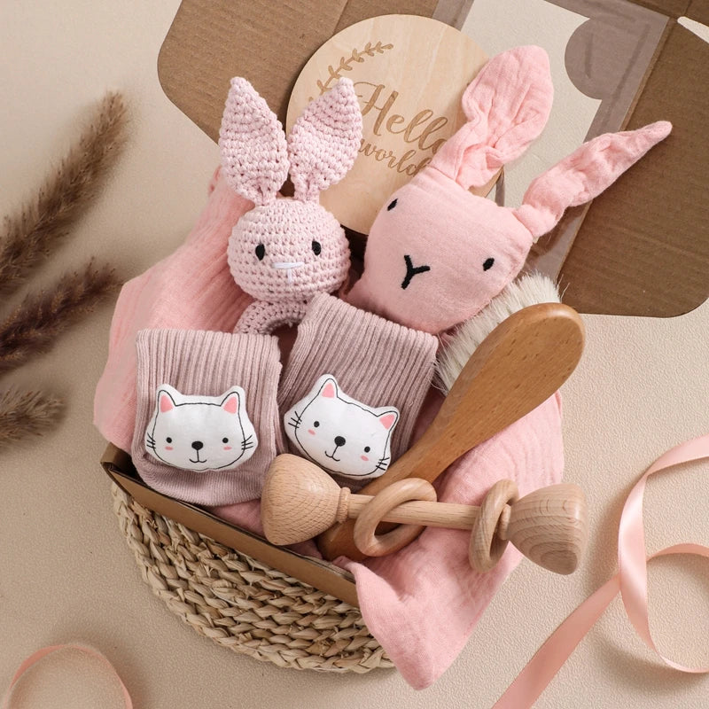 Coffret naissance 7 pièces – Eveil & tendresse