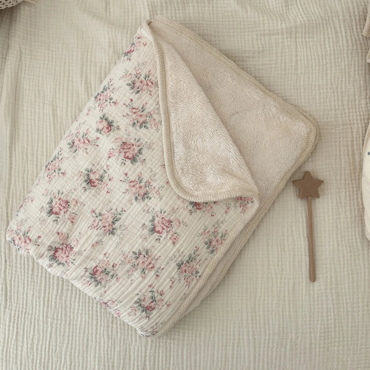 Couverture d'hier bébé coton molletonné