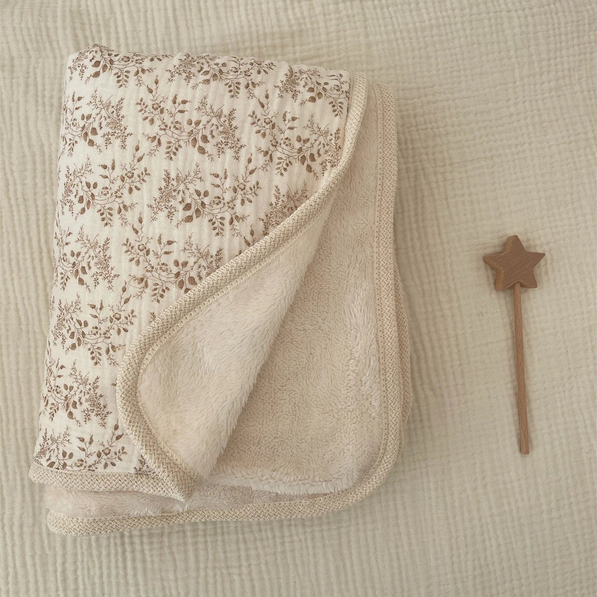 Couverture d'hier bébé coton molletonné