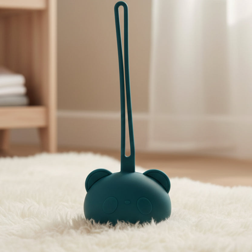 Boite à tétine en silicone panda sans BPA
