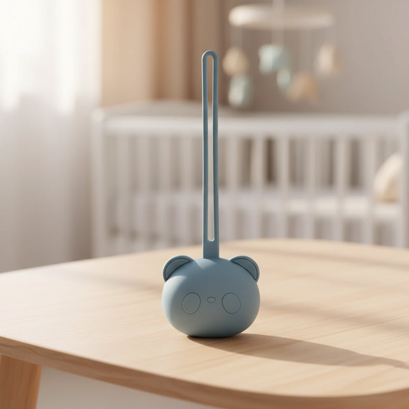 Boite à tétine en silicone panda sans BPA