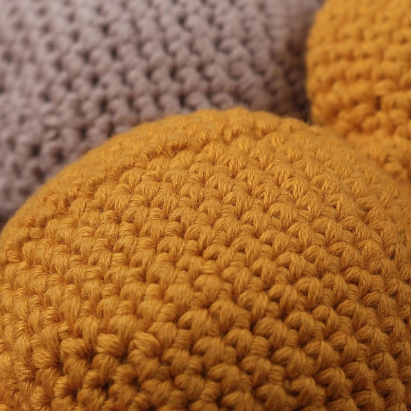 Hochet bébé anneau en bois et crochet
