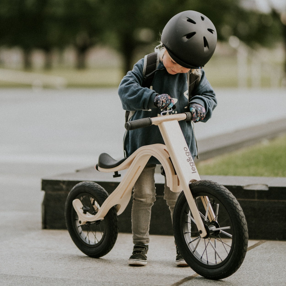 Vélo d'équilibre Leg&Go 3en1 en bois pour enfant