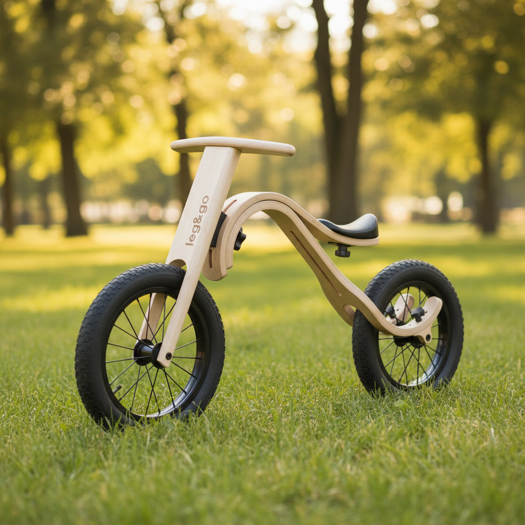 Vélo d'équilibre Leg&Go 3en1 en bois pour enfant