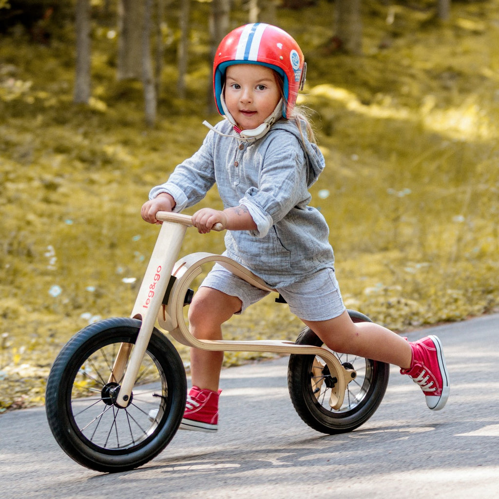Vélo d'équilibre Leg&Go 3en1 en bois pour enfant