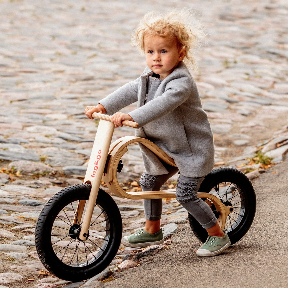 Vélo d'équilibre Leg&Go 3en1 en bois pour enfant