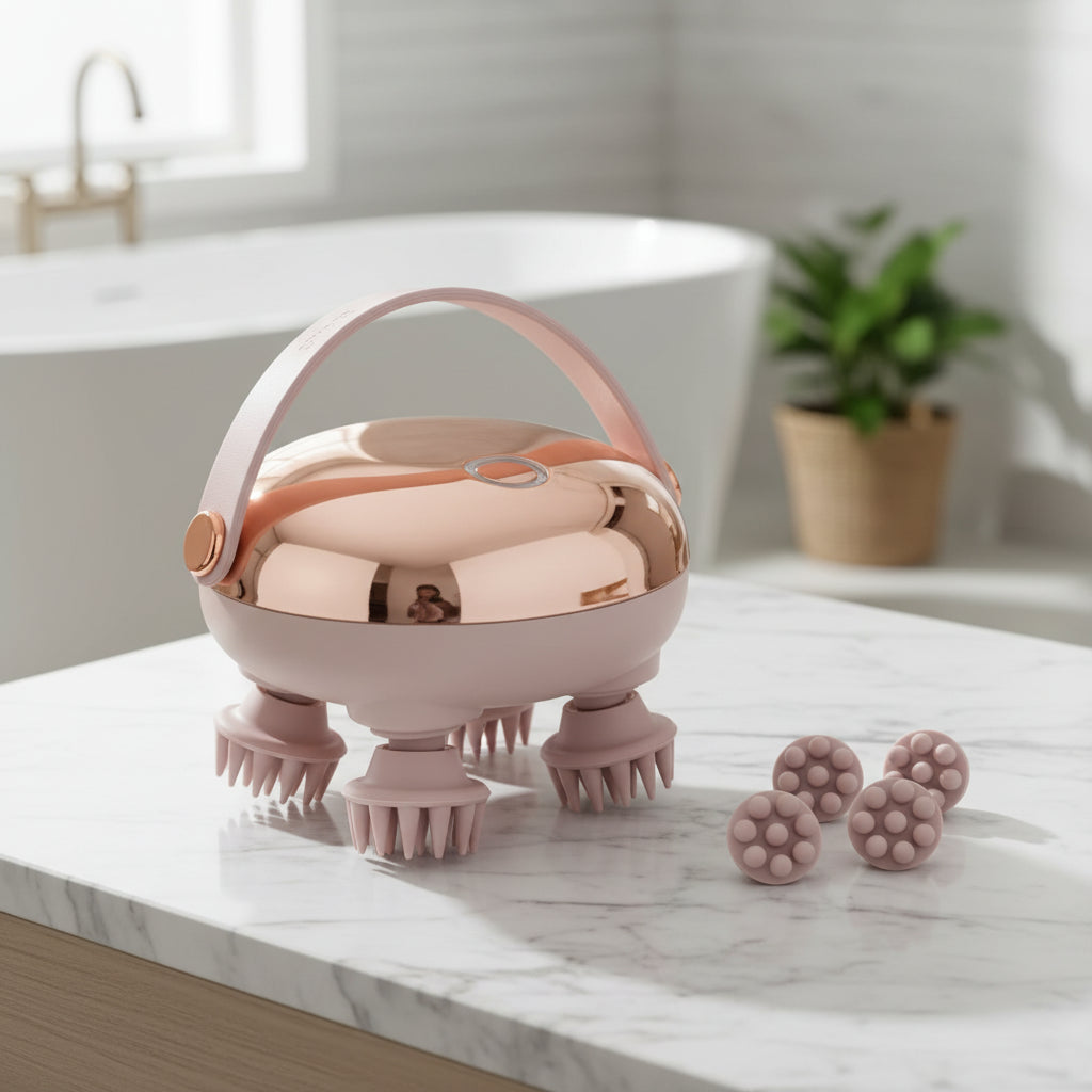 Masseur de tête relaxant rechargeable