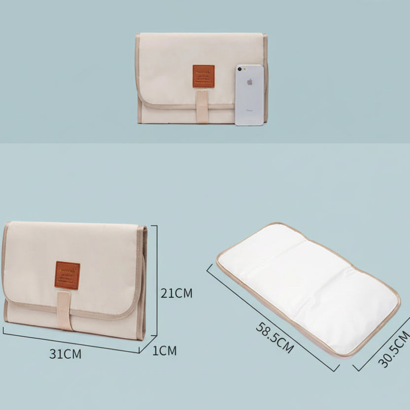 Matelas à langer pliable – Imperméable & compact