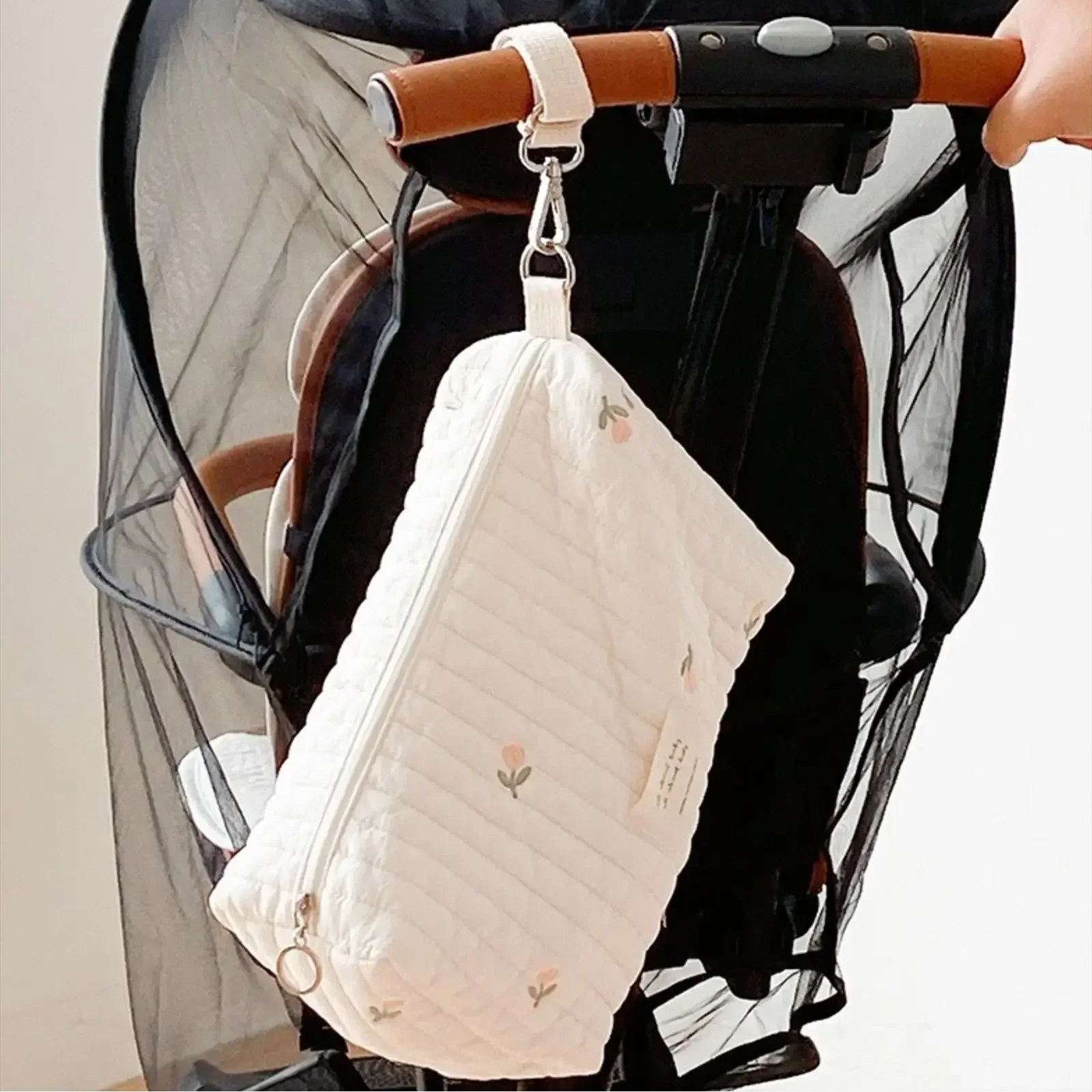 Organiseur sac poussette matelassé