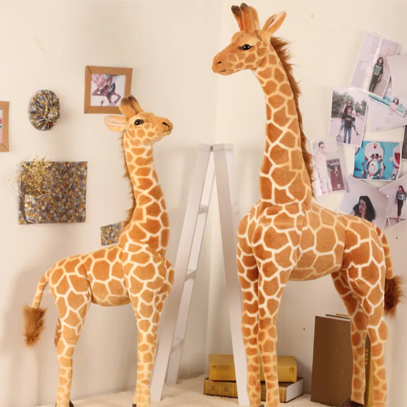 Peluche girafe géante compagnon tout doux