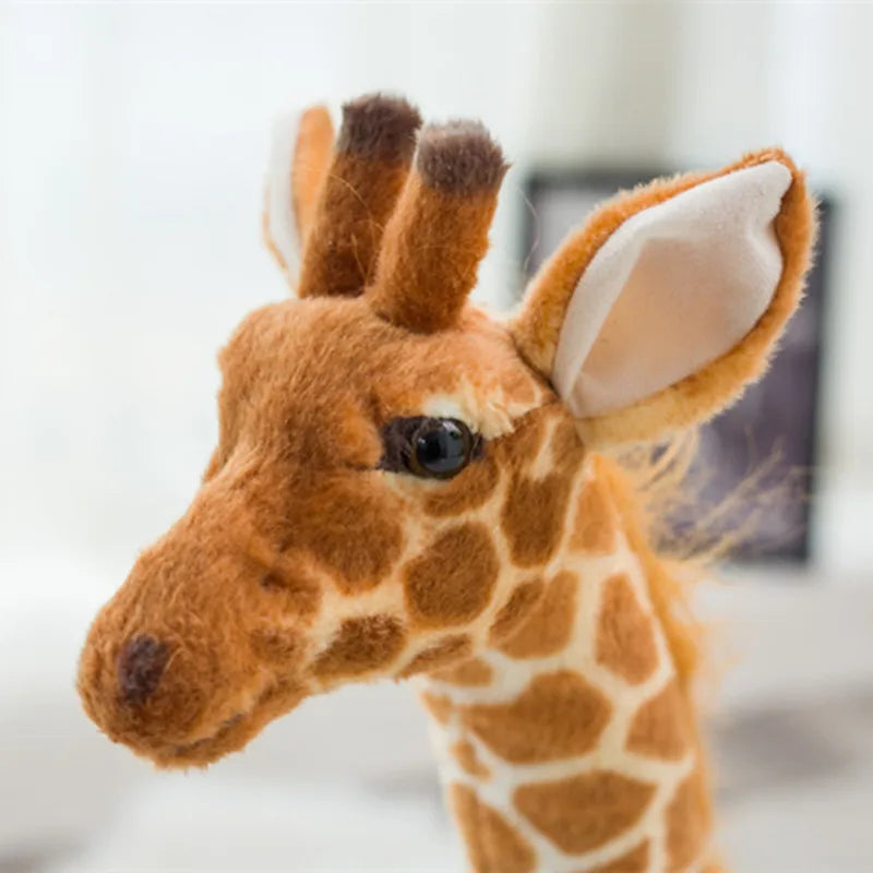 Peluche girafe géante compagnon tout doux