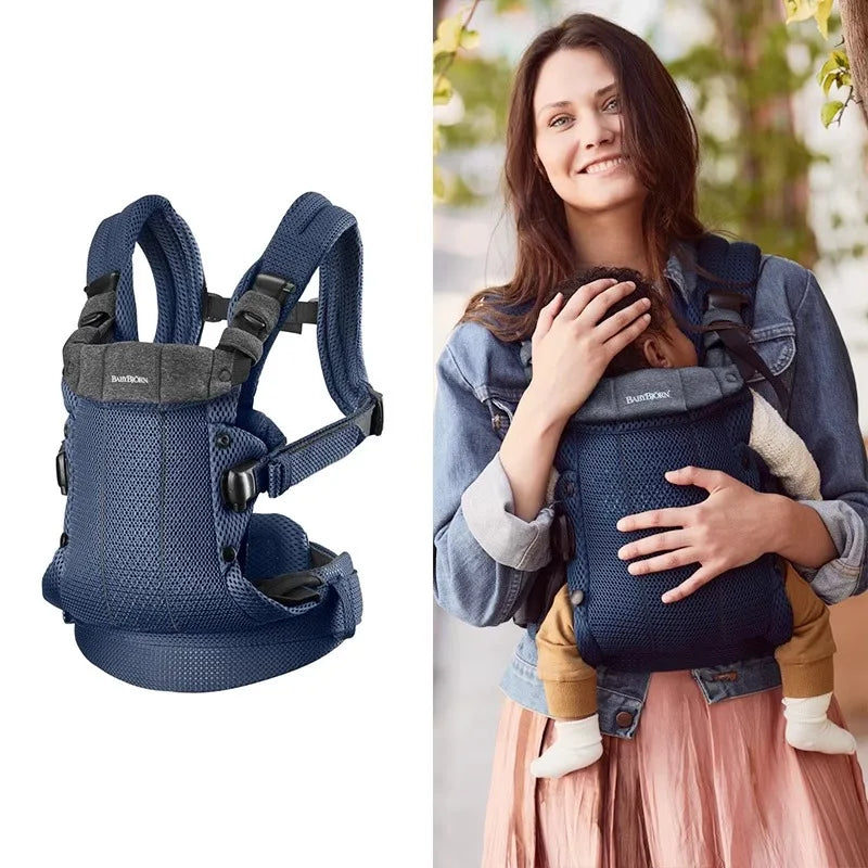 Porte-bébé ergonomique 3-en-1 en mesh 3D respirant pour bébé