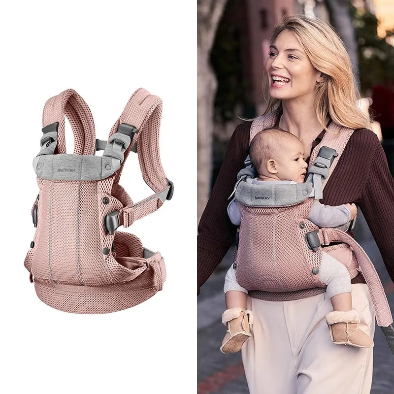 Porte-bébé ergonomique 3-en-1 en mesh 3D respirant pour bébé