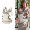 Porte-bébé ergonomique 3-en-1 en mesh 3D respirant pour bébé