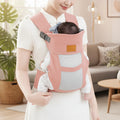 Porte-bébé léger ergonomique en coton respirant pour bébé de la naissance à 24 mois