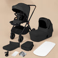 Poussette légère 2-en-1 en aluminium avec siège réversible pour bébé