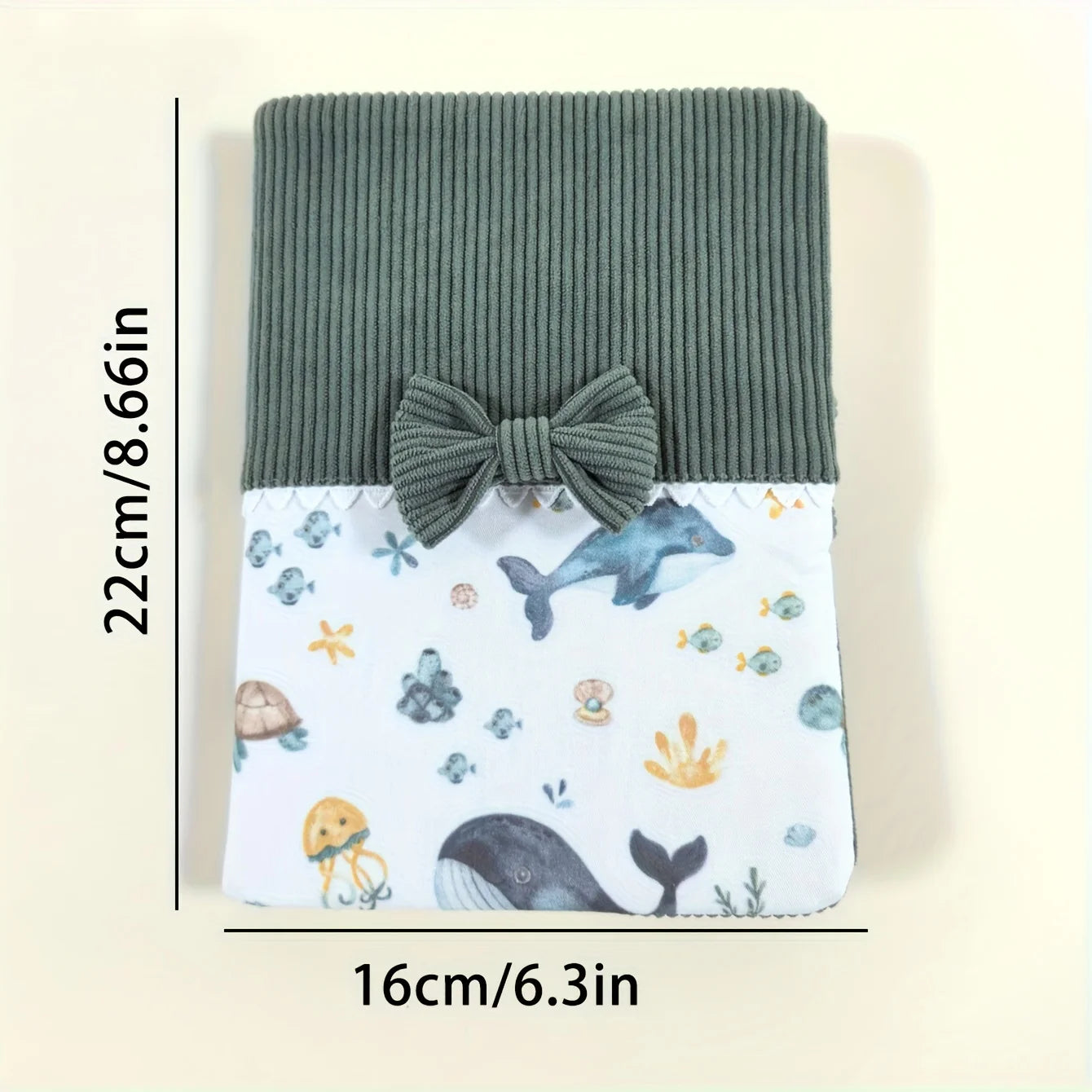 Protège carnet de santé en velours