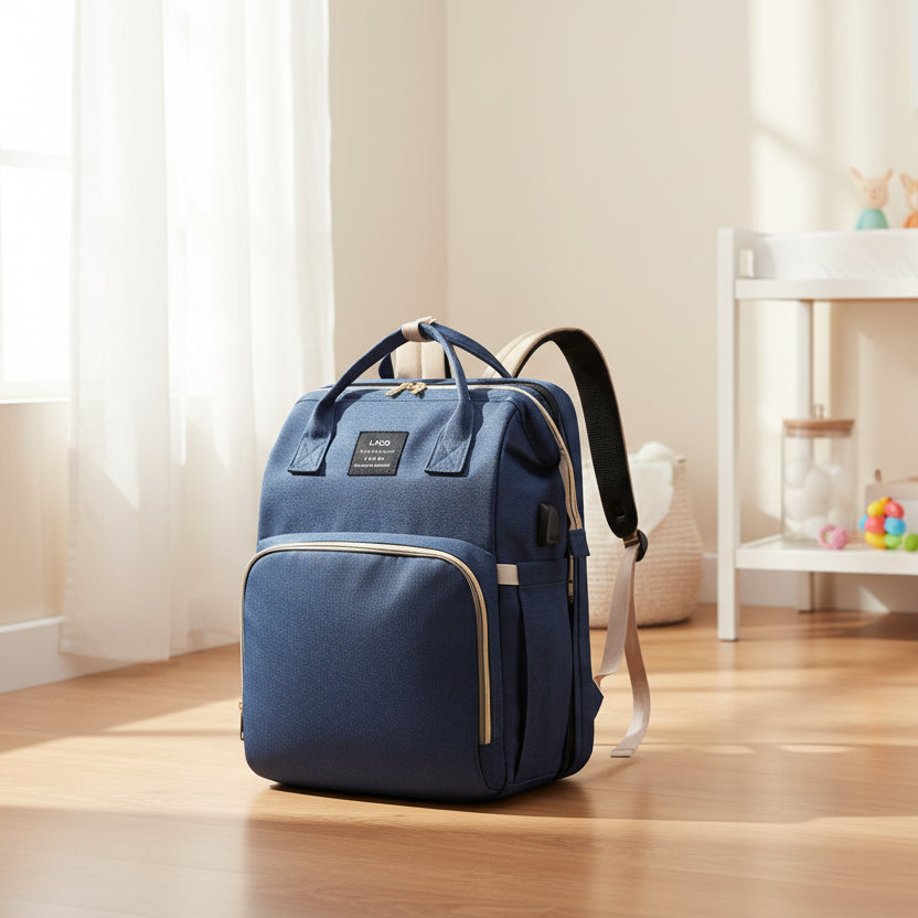 Sac à langer multifonction pour bébé avec port USB – pratique pour sorties et voyages