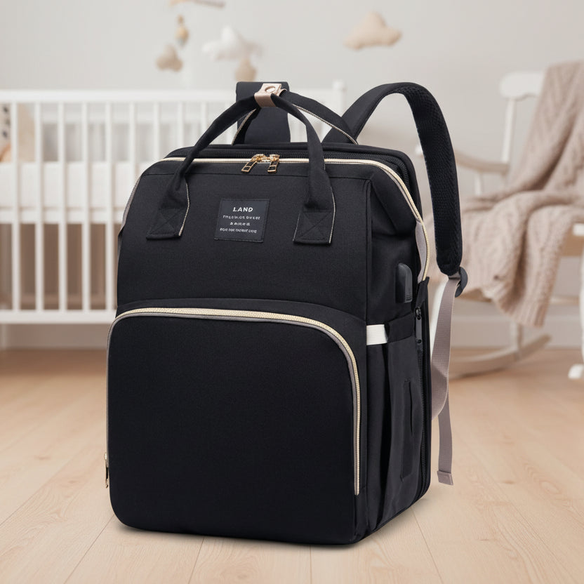 Sac à langer multifonction pour bébé avec port USB – pratique pour sorties et voyages