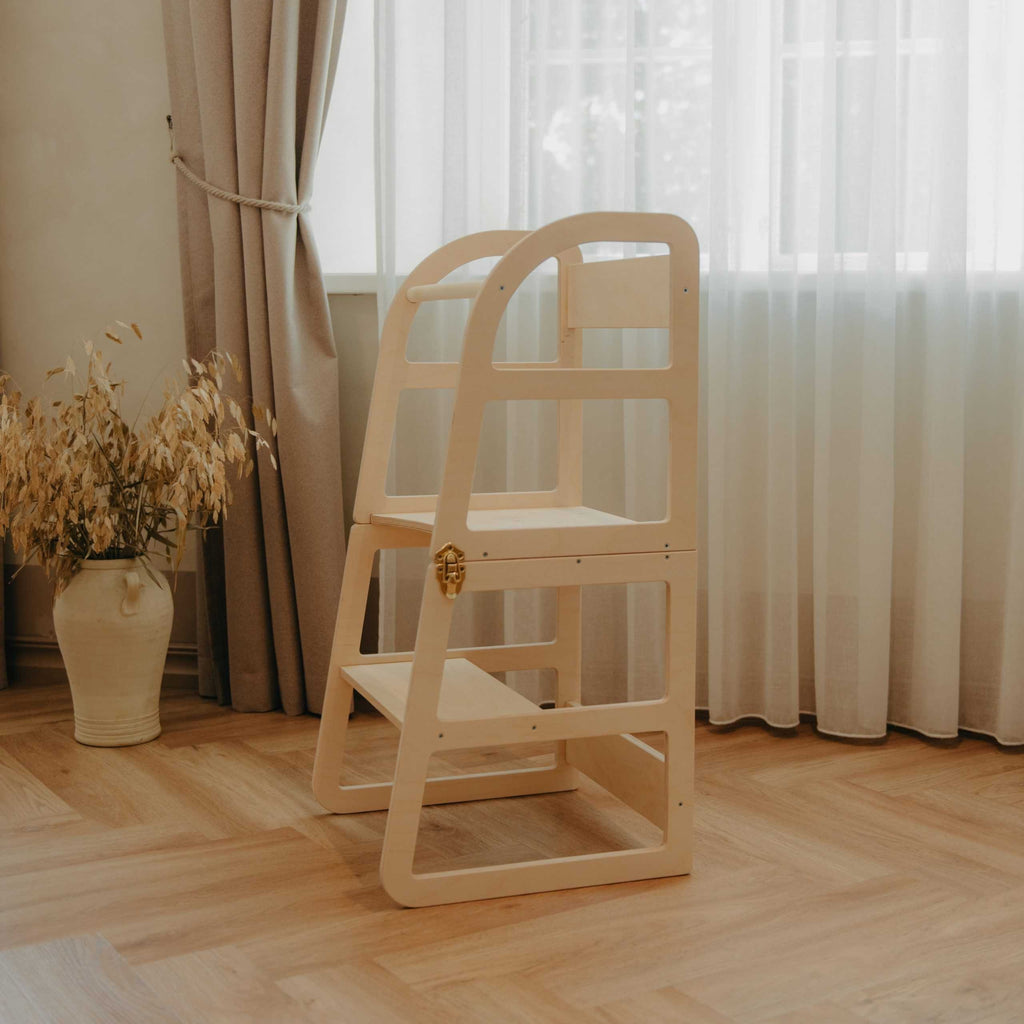 Tour d'observation en bois convertible 2 en 1